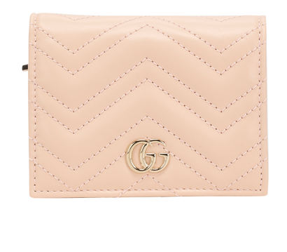 Gucci Small GG Marmont Wallet, &pound;295, Accessories, Pink, Leather, Front view